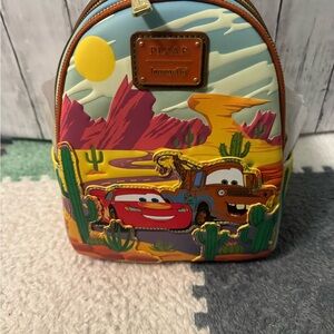 Loungefly Pixar Cars Desert Scene Backpack